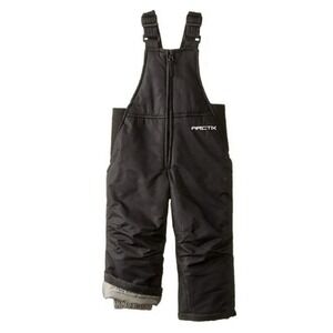 Arctix Toddler Snow Bib Overalls 2T Black Insulated Snow Pants Waterproof